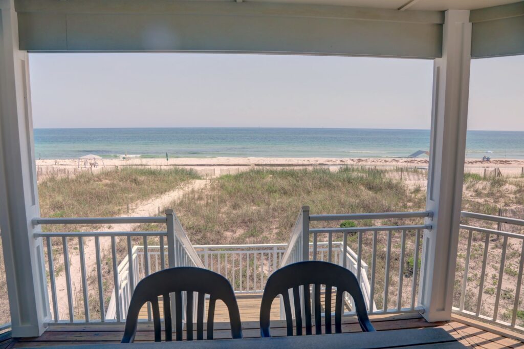 View of Beach from Deck